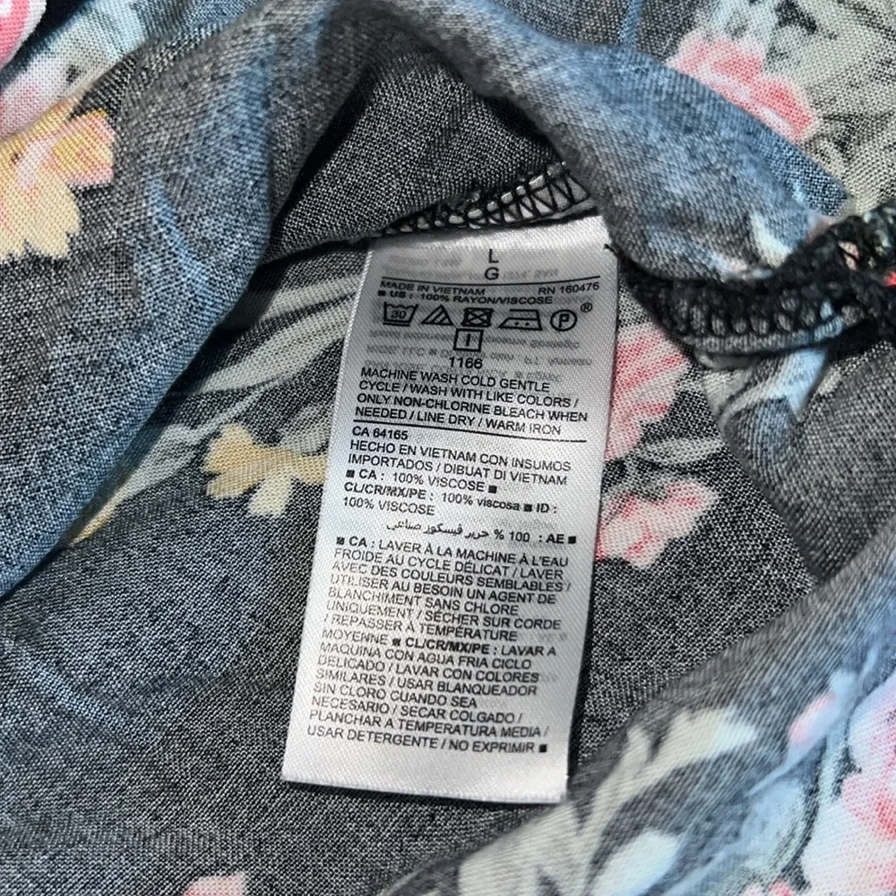 Old Navy Floral Spaghetti Tank - Picture 3 of 6